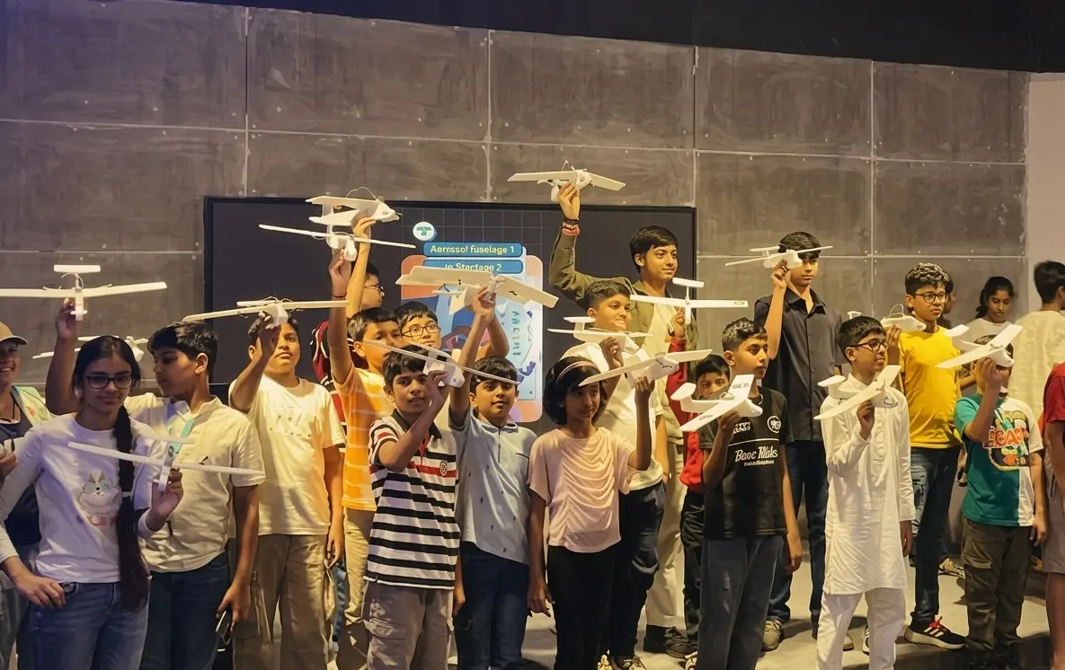 Exxler hands-on aerospace session at IIT campus